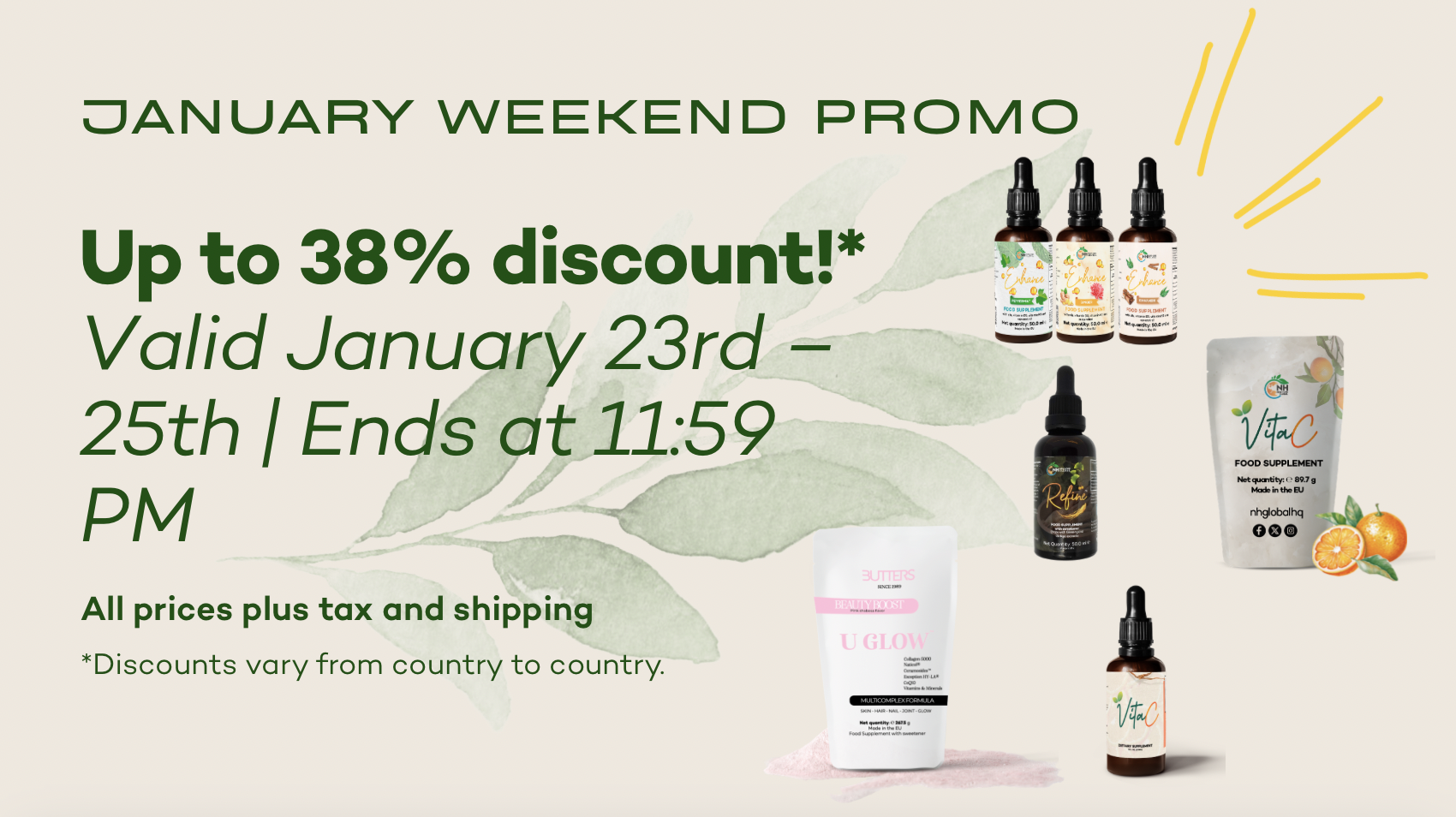 January Weekend Promo